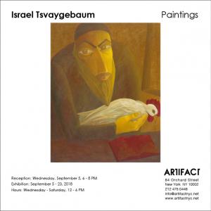 Solo Exhibition Of Artist Israel Tsvaygenbaum At Artifact Gallery, NYC